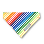 Rainbow Striped Slip On Bandanas
