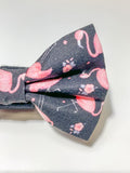 Pink Flamingo Bow Tie
